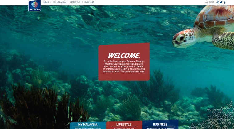 The malaysia.my home page