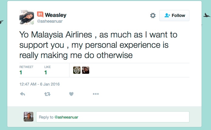 Malaysia Airlines - is this how you restore confidence in an airline?